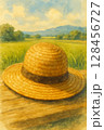 麦わら帽子〜田園風景〜 128456727