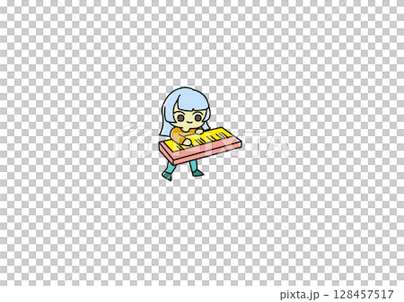 キーボード奏者 128457517