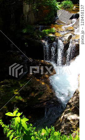 川遊び！夏でも涼しい渓流 128458137