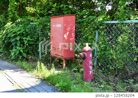 昼神温泉の消火栓_01 昼神温泉の消火栓_01 128458204