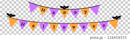 Happy Halloween! Bat Garland Happy Halloween! Bat Garland 128458555