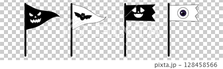 Halloween flag image Halloween flag image 128458566