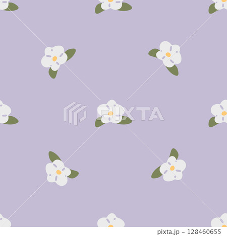 Cute Floral Seamless Pattern Design 128460655