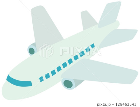 飛行機のイラスト ベクター素材 飛行機のイラスト ベクター素材 128462343