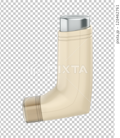 Beige portable asthma inhaler device Beige portable asthma inhaler device 128462761
