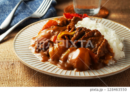 ビーフカレー 128463550