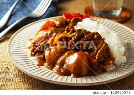 ビーフカレー ビーフカレー 128463578