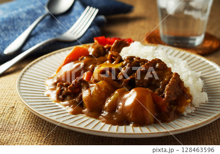 ビーフカレー ビーフカレー 128463596