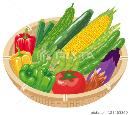 夏野菜盛り合わせ 128463869
