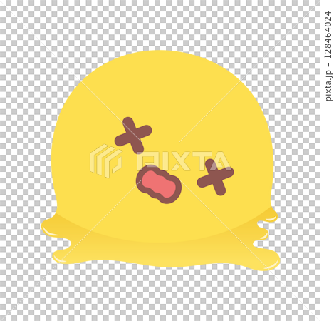 溶けている疲れた表情の絵文字|暑さや夏バテ、 疲労や睡眠不足、気絶・瀕死のイメージのアイコン素材 溶けている疲れた表情の絵文字|暑さや夏バテ、 疲労や睡眠不足、気絶・瀕死のイメージのアイコン素材 128464024