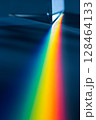 colorful light beam, refraction, rainbow light 128464133