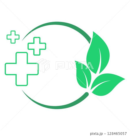 Healthy care logo design 128465057