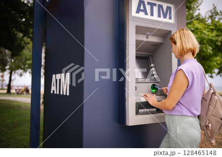 Exploring Greek summer vibes at a local ATM Exploring Greek summer vibes at a local ATM 128465148