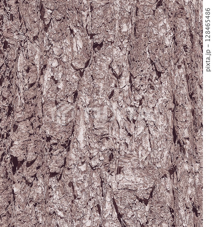 Vector illustration close up of a bark texture of evergreen coniferous tree Pseudotsuga menziesii, commonly known as Douglas fir. Vector illustration close up of a bark texture of evergreen coniferous tree Pseudotsuga menziesii, commonly known as Douglas fir. 128465486