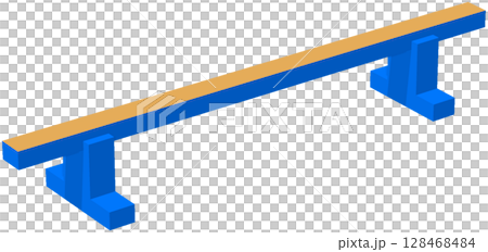 Balance beam Balance beam 128468484