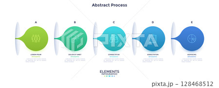 Modern infographic Business Vector Banner 128468512