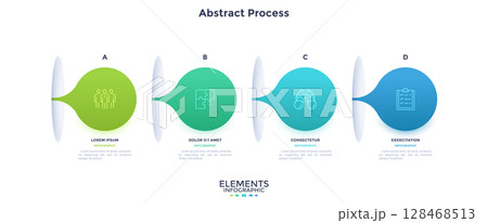 Modern infographic Business Vector Banner 128468513