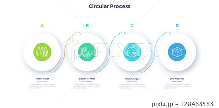 Modern infographic Business Vector Banner 128468583