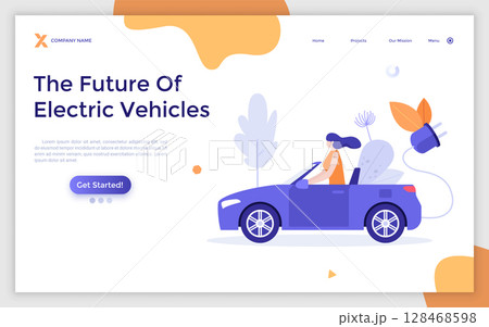 Modern Character Business Landing Page 128468598