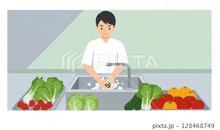 旬の食材を丁寧に調理!プロのシェフが腕を振るう 旬の食材を丁寧に調理!プロのシェフが腕を振るう 128468749