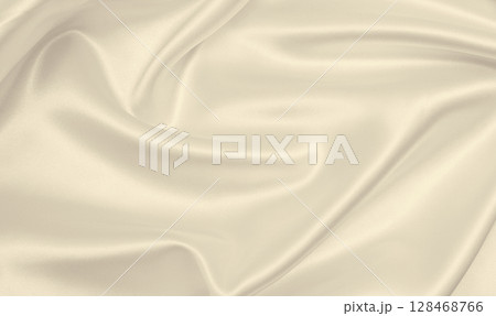 Smooth elegant golden silk or satin luxury cloth texture as wedding background. Luxurious background design. In Sepia toned. Retro style 128468766