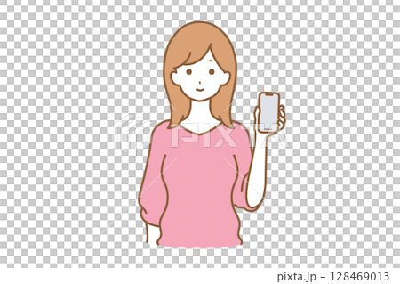 有智慧型手機的女人 128469013