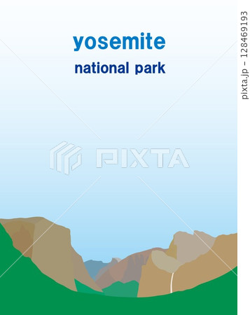 ヨセミテ国立公園　yosemite national park　カリフォルニア　アメリカ　夏風景 128469193