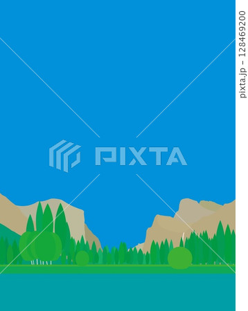 ヨセミテ国立公園 yosemite national park カリフォルニア アメリカ 夏風景 ヨセミテ国立公園 yosemite national park カリフォルニア アメリカ 夏風景 128469200