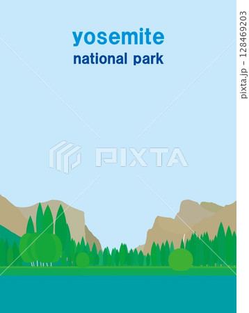 ヨセミテ国立公園　yosemite national park　カリフォルニア　アメリカ　夏風景 128469203