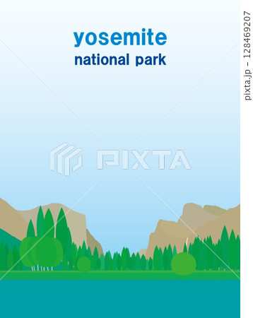 ヨセミテ国立公園 yosemite national park カリフォルニア アメリカ 夏風景 ヨセミテ国立公園 yosemite national park カリフォルニア アメリカ 夏風景 128469207