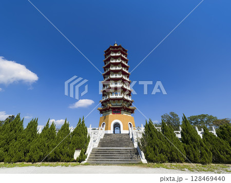 台湾・日月潭 慈恩塔 / Ci'en Pagoda, Yuchi, Nantou, Taiwan 128469440
