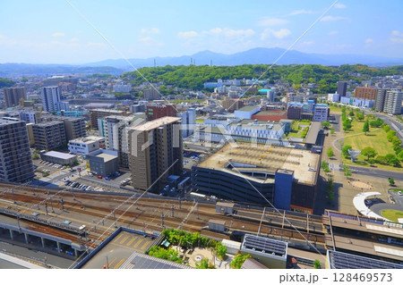 大分市街（大分駅南口・ホルトホール大分） 128469573