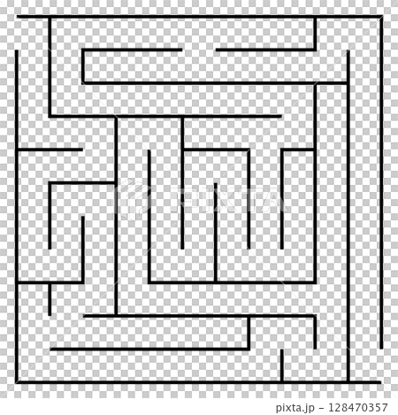 maze square simple maze square simple 128470357