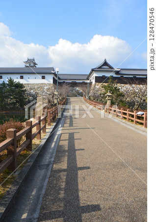 今治城の土橋（愛媛県今治市通町3丁目） 128470546