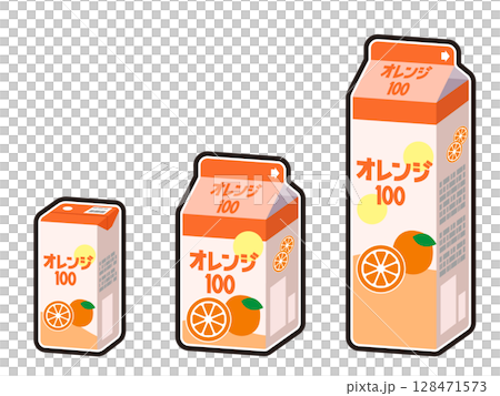 Orange juice illustration 128471573