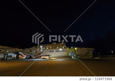 茨城 大洗 最終運航を終えたさんふらわあしれとこ 茨城 大洗 最終運航を終えたさんふらわあしれとこ 128471988