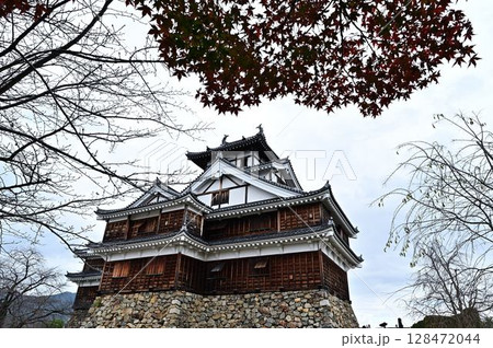 福知山城の紅葉 福知山城の紅葉 128472044