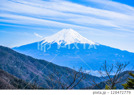 清八山から見る富士山 128472779