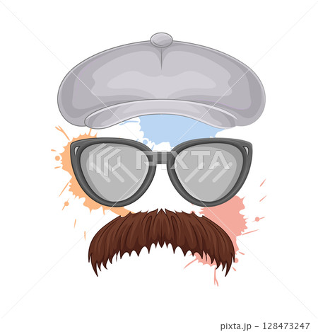 Illustration of Hipster Illustration of Hipster 128473247