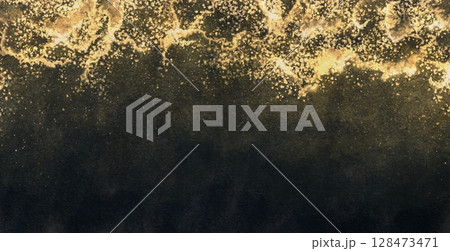 黒とゴールドの和風テクスチャ背景 黒とゴールドの和風テクスチャ背景 128473471