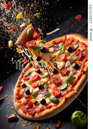 The Authentic Glow: Perfect Pizza, Perfect Setting 128473763