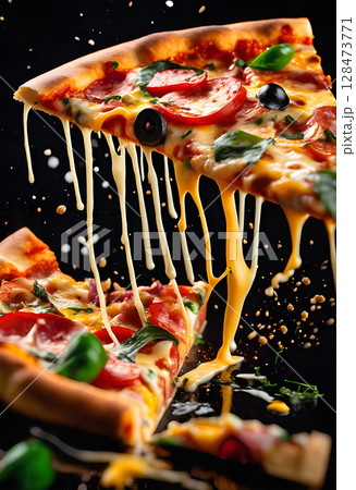 The Authentic Glow: Perfect Pizza, Perfect Setting 128473771