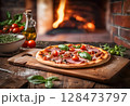 The Authentic Glow: Perfect Pizza, Perfect Setting 128473797
