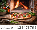 The Authentic Glow: Perfect Pizza, Perfect Setting 128473798