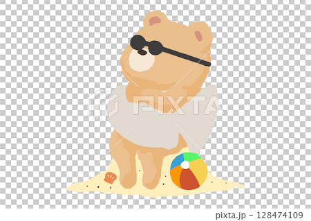 Summer! Euphonium-playing Bear Brass Band 128474109