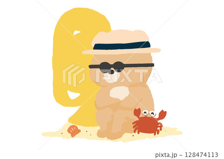 夏の！チューバ吹きのクマ　吹奏楽 128474113