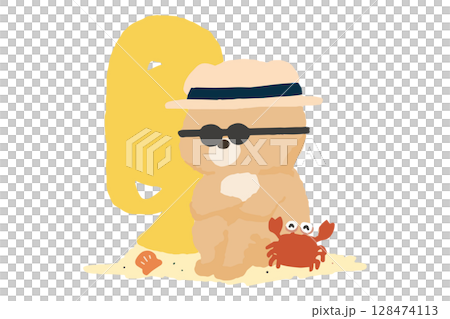 夏の！チューバ吹きのクマ　吹奏楽 128474113