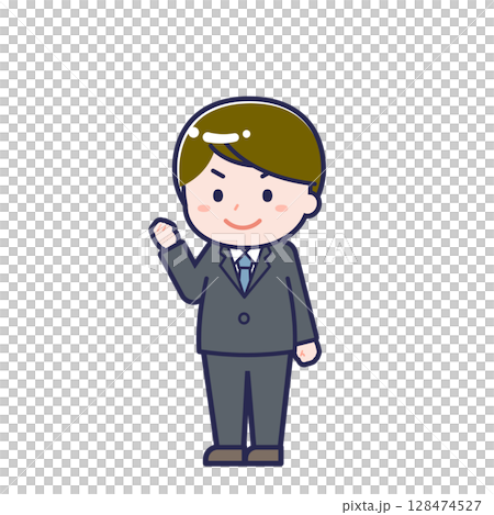 Office worker/diagonal/male 12 Office worker/diagonal/male 12 128474527