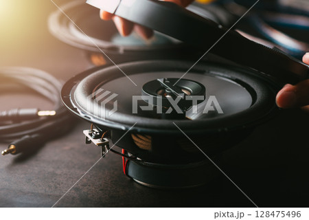 coaxial car speaker coaxial car speaker 128475496