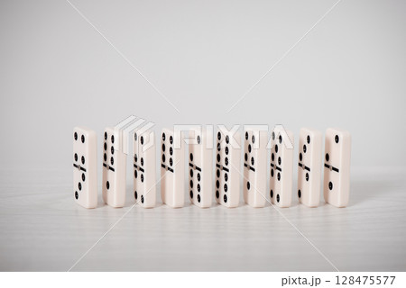 White domino tiles 128475577